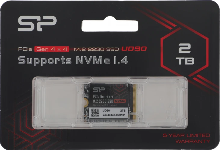 Накопитель SSD Silicon Power PCIe 4.0 x4 2TB SP02KGBP44UD9007 M-Series UD90 M.2 2230