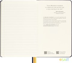 Блокнот Moleskine LIMITED EDITION K-WAY SKQP060KWBLUEK89 Large 130х210мм обложка текстиль 240стр. линейка синий