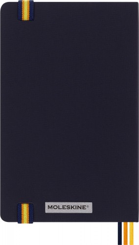 Блокнот Moleskine LIMITED EDITION K-WAY SKQP060KWBLUEK89 Large 130х210мм обложка текстиль 240стр. линейка синий