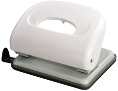 Дырокол Kw-Trio Dolphin 096X9 макс.:16лист. пластик ассорти отв.:2 с линейкой