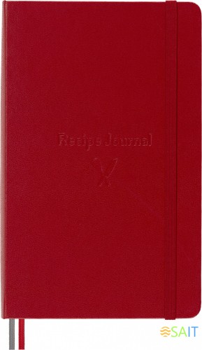 Блокнот Moleskine PASSION RECIPE PASRECP Large 130х210мм 400стр. подар.кор. красный