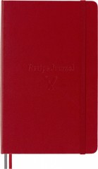 Блокнот Moleskine PASSION RECIPE PASRECP Large 130х210мм 400стр. подар.кор. красный