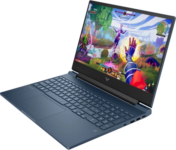 Ноутбук HP Victus 15-fb2031ci Ryzen 7 8845HS 16Gb SSD512Gb NVIDIA GeForce RTX4060 8Gb 15.6" IPS FHD (1920x1080) FreeDOS blue WiFi BT Cam (A74LLEA)