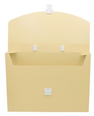 Портфель Бюрократ Pastel PASTPP01YEL 1 отдел. A4 пластик 0.7мм желтый