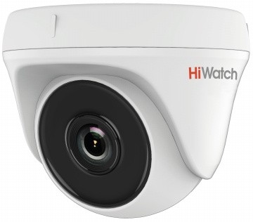 Камера видеонаблюдения аналоговая HiWatch DS-T133 2.8-2.8мм HD-TVI цв. корп.:белый (DS-T133 (2.8 MM))