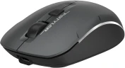 Мышь A4Tech Fstyler FB26CS Air2 серый/черный оптическая 2000dpi silent беспров. BT/Radio USB для ноутбука 4but (FB26CS AIR2 SMOKY GREY)