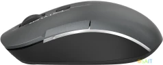 Мышь A4Tech Fstyler FB26CS Air2 серый/черный оптическая 2000dpi silent беспров. BT/Radio USB для ноутбука 4but (FB26CS AIR2 SMOKY GREY)