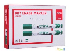 Маркер для досок Deli EU00150 Think круглый пиш. наконечник 2мм зеленый