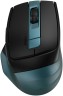 Мышь A4Tech Fstyler FB35CS темно-зеленый/черный оптическая 2000dpi silent беспров. BT/Radio USB 5but (FB35CS USB MIDNIGHT GREEN)