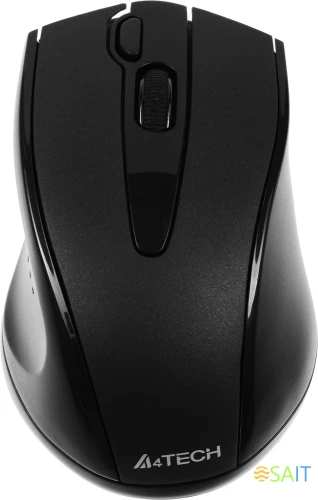 Мышь A4Tech V-Track G9-500FS черный оптическая 1200dpi silent беспров. USB 4but