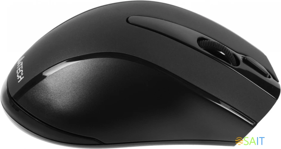 Мышь A4Tech V-Track G9-500FS черный оптическая 1200dpi silent беспров. USB 4but