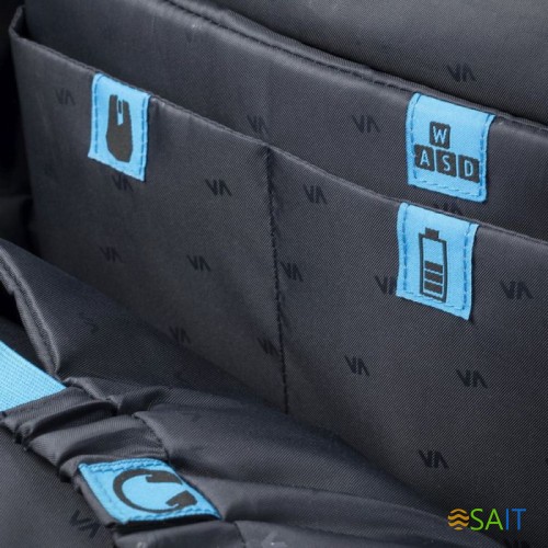 Рюкзак для ноутбука 17.3" Riva 7860 черный полиэстер