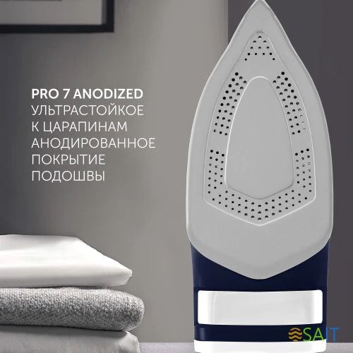 Утюг Polaris PIR 3074 SG AA 3000Вт белый/голубой