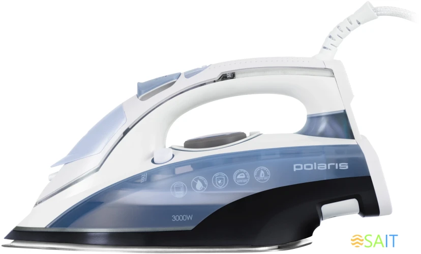 Утюг Polaris PIR 3074 SG AA 3000Вт белый/голубой