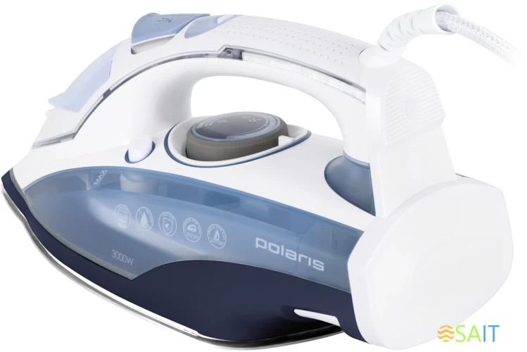 Утюг Polaris PIR 3074 SG AA 3000Вт белый/голубой