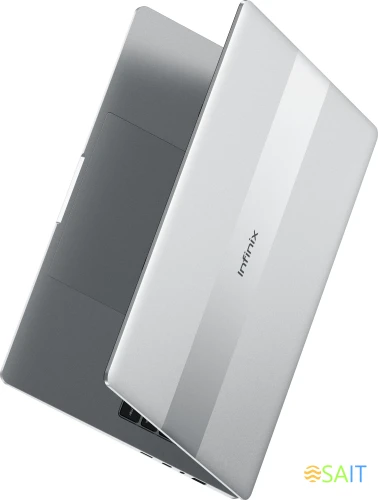 Ноутбук Infinix Inbook Y4 Max YL613 Core i5 1335U 8Gb SSD512Gb Intel Iris Xe graphics 16" IPS FHD (1920x1200) Windows 11 Home silver WiFi BT Cam (71008301550)