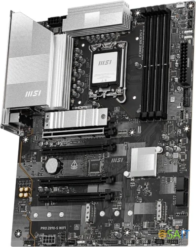 Материнская плата MSI PRO Z890-S WIFI Soc-1851 Intel Z890 ATX AC`97 8ch(7.1) 2.5Gg RAID+HDMI+DP