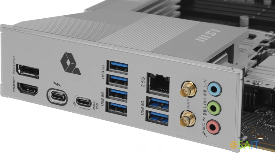 Материнская плата MSI PRO Z890-S WIFI Soc-1851 Intel Z890 ATX AC`97 8ch(7.1) 2.5Gg RAID+HDMI+DP