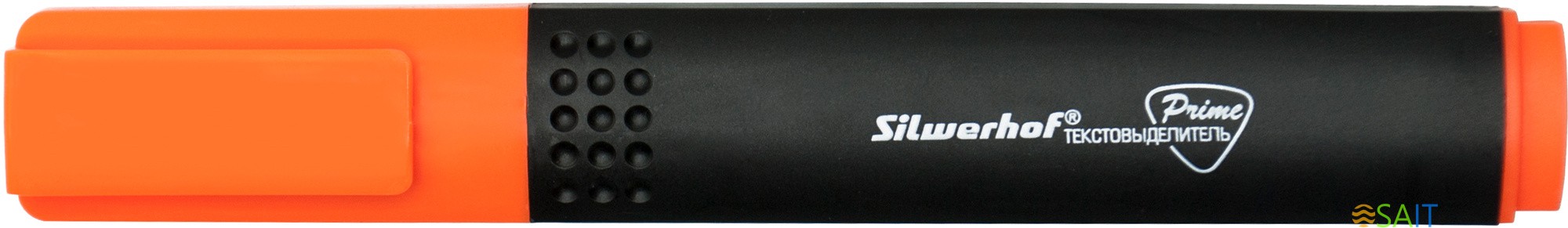 Текстовыделитель Silwerhof Prime 108031-06 скошенный пиш. наконечник 1-4мм оранжевый коробка