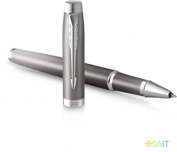 Ручка роллер Parker IM Writing Rituals T331 (2203897) серый F черн. черн. подар.кор.