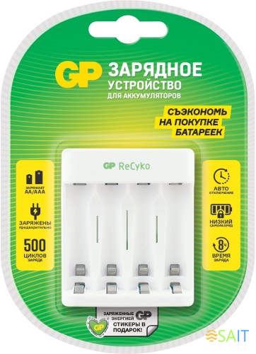 Зарядное устройство GP E411CS-2CR1 AA/AAA NiMH блистер