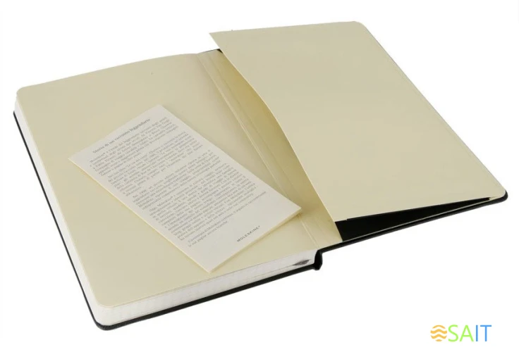 Блокнот Moleskine CLASSIC QP061 Large 130х210мм 240стр. клетка твердая обложка черный