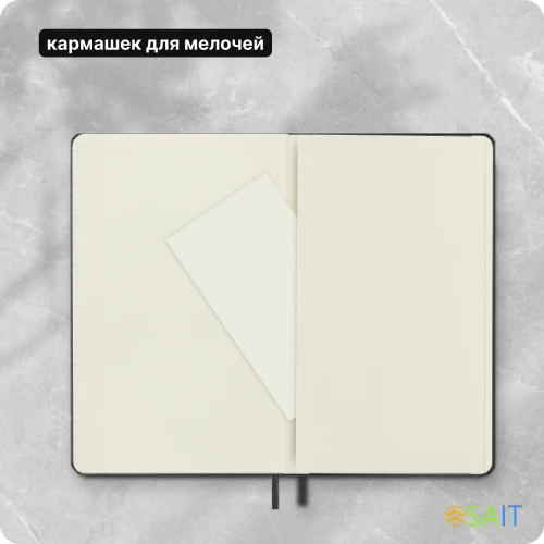 Блокнот Moleskine CLASSIC QP061 Large 130х210мм 240стр. клетка твердая обложка черный