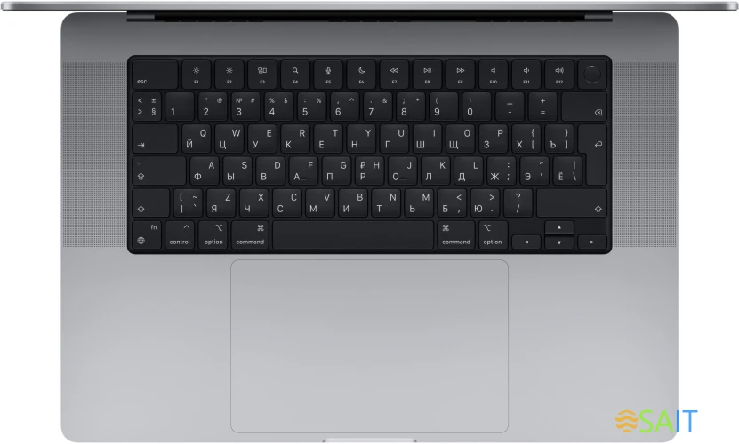 Ноутбук Apple MacBook Pro A2485 M1 Pro 10 core 16Gb SSD1Tb/16 core GPU 16.2" Liquid Retina XDR (3456x2234) macOS grey space WiFi BT Cam (MK193RU/A)