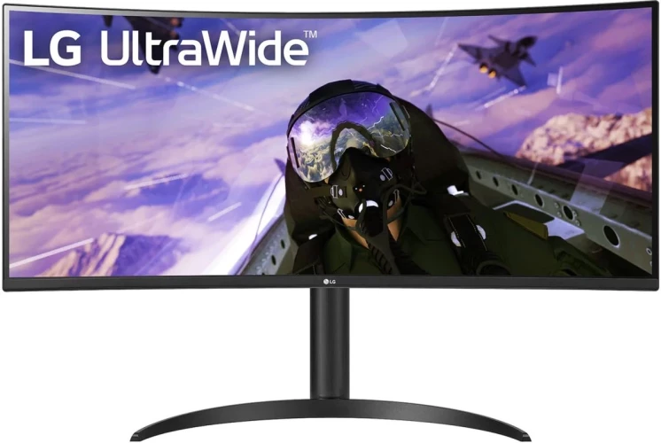 Монитор LG 34" UltraWide 34WP65C-B черный VA LED 21:9 HDMI M/M матовая HAS 300cd 178гр/178гр 3440x1440 160Hz FreeSync DP UW 7.7кг
