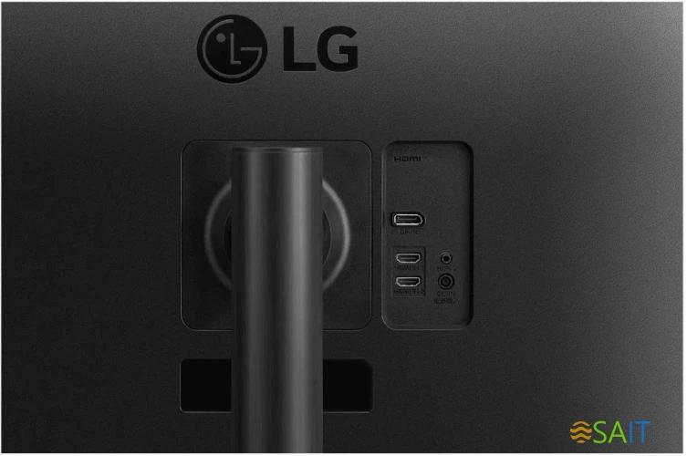 Монитор LG 34" UltraWide 34WP65C-B черный VA LED 21:9 HDMI M/M матовая HAS 300cd 178гр/178гр 3440x1440 160Hz FreeSync DP UW 7.7кг