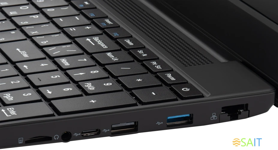 Ноутбук IRU Tactio 15ALG Core i5 1235U 8Gb SSD256Gb Intel Iris Xe graphics 15.6" IPS FHD Windows 11 Pro black WiFi BT Cam (2044618)