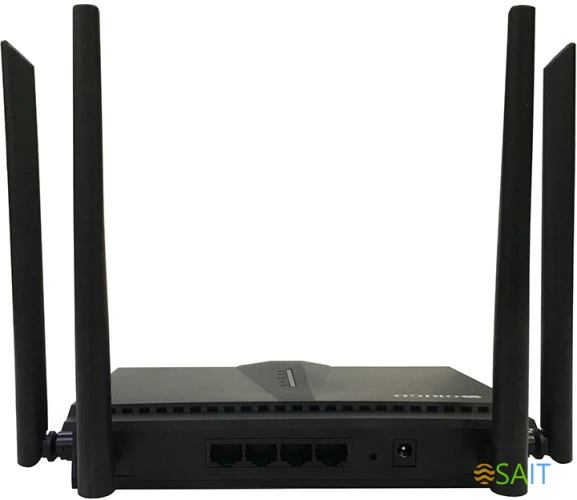 Роутер беспроводной Origo OWR1830AXG (OWR1830AXG/A1A) AX1800 10/100/1000BASE-T черный