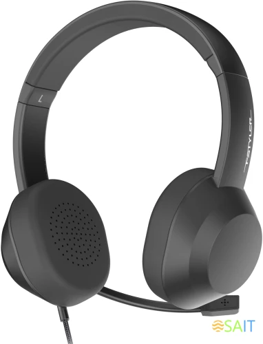 Наушники с микрофоном A4Tech Fstyler FH150U черный 2м накладные USB оголовье (FH150U BLACK)