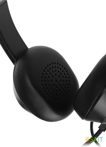 Наушники с микрофоном A4Tech Fstyler FH150U черный 2м накладные USB оголовье (FH150U BLACK)