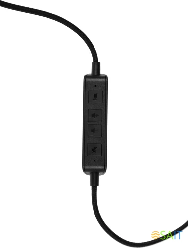 Наушники с микрофоном A4Tech Fstyler FH150U черный 2м накладные USB оголовье (FH150U BLACK)