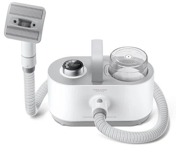 Машинка для стрижки Trouver G1 Pro белый 240Вт (насадок в компл:7шт)