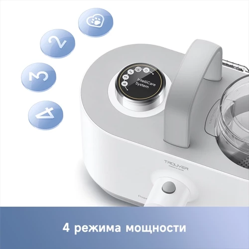 Машинка для стрижки Trouver G1 Pro белый 240Вт (насадок в компл:7шт)