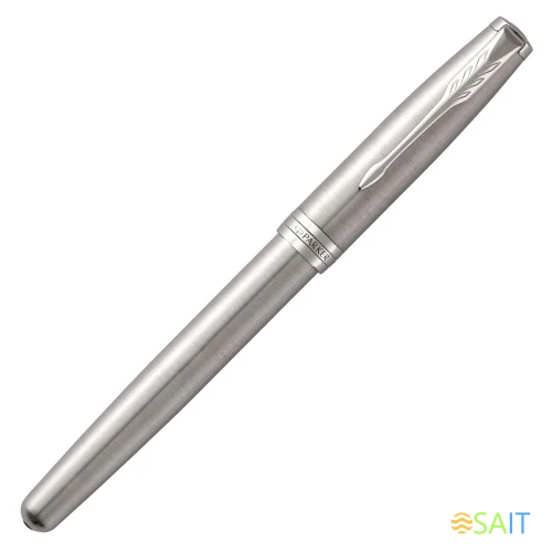 Ручка роллер Parker Sonnet Core T526 (1931511) Stainless Steel CT M черн. черн. подар.кор.