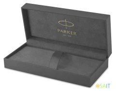 Ручка роллер Parker Sonnet Core T526 (1931511) Stainless Steel CT M черн. черн. подар.кор.