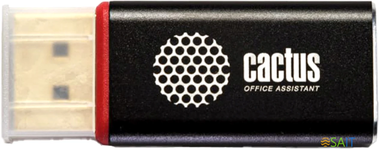 Переходник аудио-видео Cactus CS-DP-HDMI-ADR DisplayPort (m)/HDMI (f) позолоч.конт. черный