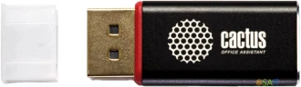 Переходник аудио-видео Cactus CS-DP-HDMI-ADR DisplayPort (m)/HDMI (f) позолоч.конт. черный