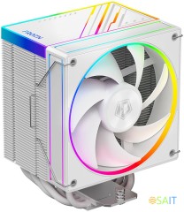 Устройство охлаждения(кулер) ID-Cooling Frozn A610 ARGB Soc-AM5/AM4/1200/1700/1851 белый 4-pin 29.9dB Al+Cu 250W 940gr Ret (FROZN A610 ARGB WHITE)