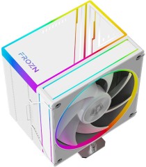 Устройство охлаждения(кулер) ID-Cooling Frozn A610 ARGB Soc-AM5/AM4/1200/1700/1851 белый 4-pin 29.9dB Al+Cu 250W 940gr Ret (FROZN A610 ARGB WHITE)
