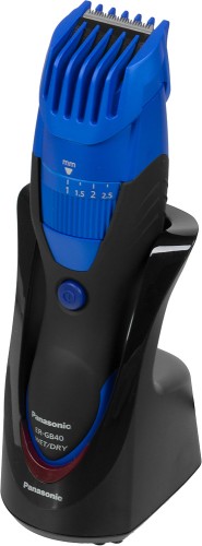 Машинка для стрижки Panasonic ER-GB40-A520 синий/черный (насадок в компл:1шт)