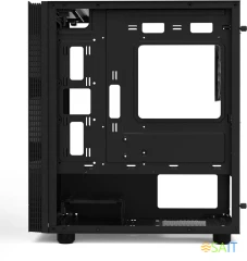Корпус Zalman ZM-T4 Plus черный без БП mATX 6x120mm 1x140mm 1xUSB2.0 2xUSB3.0 audio bott PSU