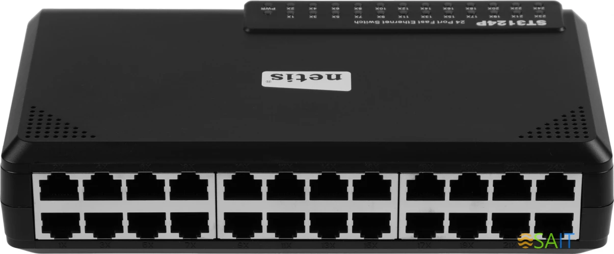 Коммутатор Netis ST3124P (L2) 24x100Мбит/с неуправляемый