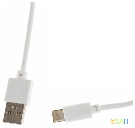 Кабель Cactus CS-USB.A.USB.C-1 USB (m)-USB Type-C (m) 1м белый блистер
