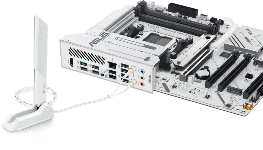 Материнская плата Asus X870 MAX GAMING WIFI7 W SocketAM5 AMD X870 4xDDR5 ATX AC`97 8ch(7.1) 2.5Gg RAID+HDMI