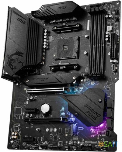 Материнская плата MSI MPG B550 GAMING PLUS Soc-AM4 AMD B550 4xDDR4 ATX AC`97 8ch(7.1) GbLAN RAID+HDMI+DP