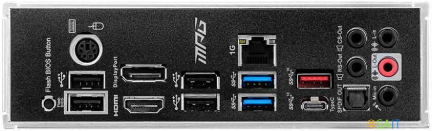 Материнская плата MSI MPG B550 GAMING PLUS Soc-AM4 AMD B550 4xDDR4 ATX AC`97 8ch(7.1) GbLAN RAID+HDMI+DP